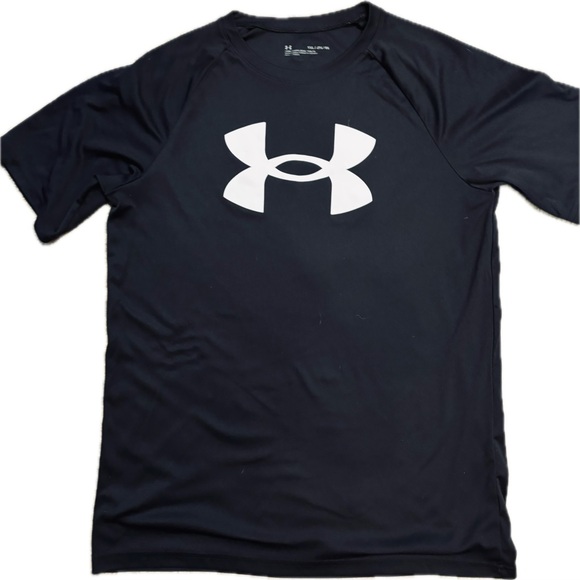 Boys under Armour Dri-Fit Size-YXL; Black & Slate Gray/EUC $15 for both - Picture 3 of 7